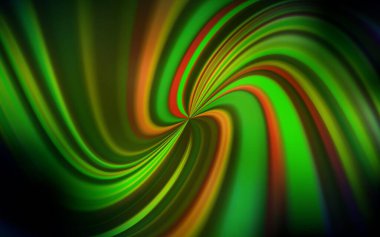 Koyu yeşil, sarı vektör modern zarif arka plan. Koyu yeşil, sarı vektör parlak deseni bulanıklaştırdı. Görüntü stili ve gradyanı olan yeni renkli çizimler. Bir cep telefonu için arka plan.