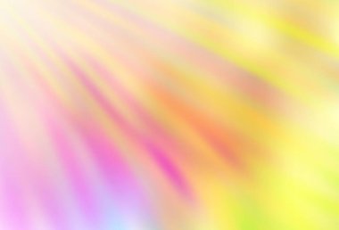 Açık pembe, renkli çizgileri olan sarı vektör dokusu. Açık pembe, renkli çizgileri olan sarı vektör dokusu. Bulanık arkaplanda gradyanı olan çizgiler. Reklam, kitapçıklar, broşürler için desen.