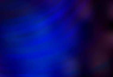 Bükülmüş çizgileri olan koyu mavi vektör deseni. Bükülmüş çizgileri olan koyu mavi vektör deseni. Basit ve eğik renkte renkli bir tasvir. Tasarımınız için renkli dalga deseni.