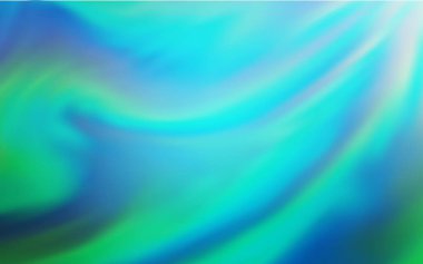 Açık mavi, yeşil vektör soyut arkaplan. Açık mavi, yeşil vektör soyut bulanık arkaplan. Soyut ve gradyan renkte renkli çizimler. İşiniz için yeni tasarım.