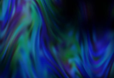 Koyu mavi vektör modern zarif düzen. Koyu mavi vektör renkli arkaplan. Görüntü stili ve gradyanı olan yeni renkli çizimler. Web siteniz için bulanık tasarım.