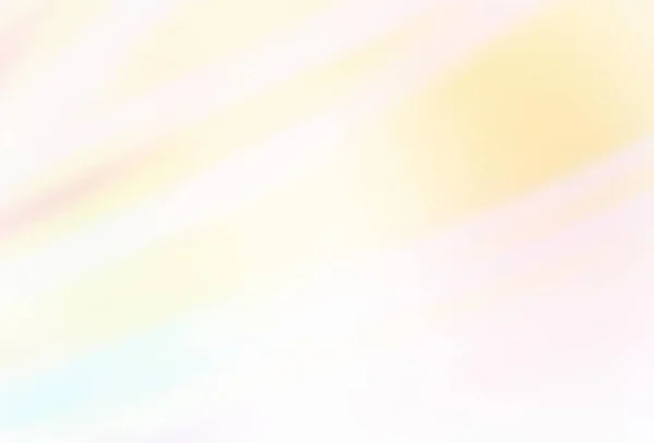 Hellrosa Gelber Vektor Glänzend Abstrakt Hintergrund Hellrosa Gelber Vektor Verschwimmt — Stockvektor