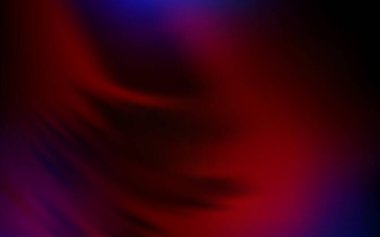 Koyu mavi, kırmızı vektör renkli bulanık arkaplan. Koyu mavi, kırmızı vektör soyut parlak şablon. Soyut ve gradyan renkte renkli çizimler. İş tasarımınız için yeni biçim.