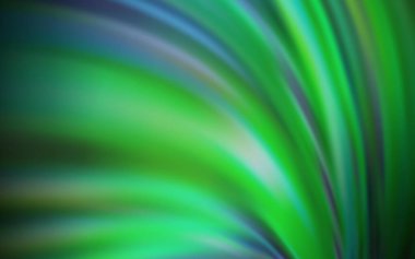 Açık mavi, yeşil vektör parlak deseni bulanıklaştırdı. Açık mavi, yeşil vektör soyut parlak desen. Soyut renkli gradyan çizimi. İşiniz için yepyeni bir tasarım..