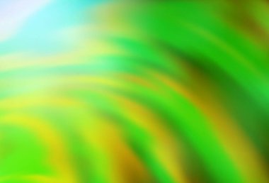 Açık yeşil, kıvrımlı sarı vektör deseni. Açık yeşil, kıvrımlı sarı vektör deseni. Soyut ve gradyan biçiminde geometrik çizim. Web siteniz için soyut tasarım.