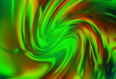 Açık yeşil, sarı vektör ışıltılı soyut düzen. Açık yeşil, sarı vektör soyut parlak şablon. Görüntü stili ve gradyanı olan yeni renkli çizimler. Tasarımının yeni yolu.