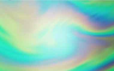 Açık yeşil vektör modern zarif arkaplan. Açık yeşil vektör parlak deseni bulanıklaştırdı. Gradyan ile modern soyut çizim. İş tasarımınız için yeni biçim.