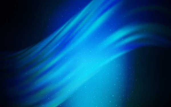 Modèle Vectoriel Bleu Foncé Avec Étoiles Ciel Nocturne Modèle Vectoriel — Image vectorielle
