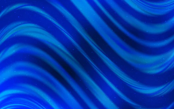Modèle Vectoriel Bleu Clair Avec Étoiles Ciel Nocturne Modèle Vectoriel — Image vectorielle