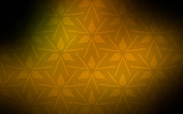 Темно Зеленый Желтый Обратный Вектор Линиями Треугольниками Темно Зеленый Желтый — стоковый вектор