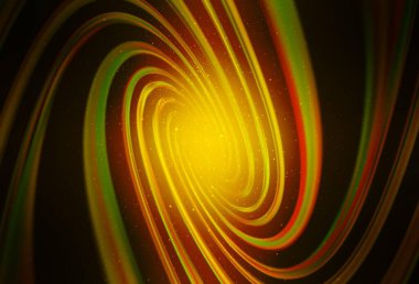 Uzay yıldızlı koyu turuncu vektör şablonu. Uzay yıldızlı koyu turuncu vektör şablonu. Büyük Ayı yıldızlı modern soyut illüstrasyon. Fütürist reklamlar ve kitapçıklar için şablon.