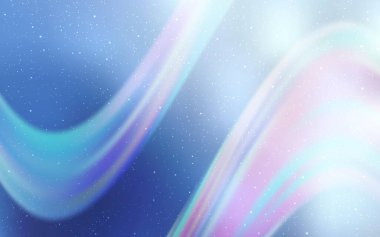 Uzay yıldızlı hafif Mavili vektör şablonu. Uzay yıldızlı hafif Mavili vektör şablonu. Bulanık arkaplandaki ve gradyanı olan uzay yıldızları. Fütürist reklamlar ve kitapçıklar için şablon.