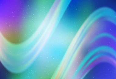 Açık Pembe, uzay yıldızlı mavi vektör şablonu. Açık Pembe, uzay yıldızlı mavi vektör şablonu. Parlak astronomik yıldızlı parlak renkli çizimler. Fütürist reklamlar ve kitapçıklar için şablon.