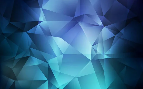 Bleu Foncé Vert Vecteur Abstrait Fond Polygonal Bleu Foncé Vert — Image vectorielle