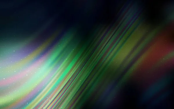 ダークグリーンのベクトルテンプレート ダークグリーンのベクトルテンプレート 明るい天文学者の星と輝く色のイラスト 未来的な広告 小冊子のパターン — ストックベクタ