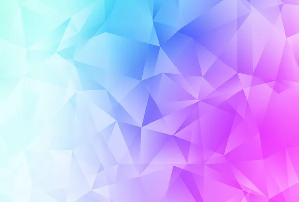 Light Pink, Blue vector gradient triangles template. Light Pink, Blue vector gradient triangles template. Colorful illustration in polygonal style with gradient. Template for cell phone's backgrounds.