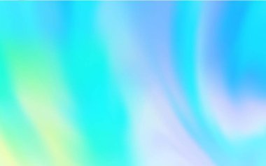 Açık mavi, yeşil vektör bulanık parlak soyut arkaplan. Açık mavi, yeşil vektör bulanık şablon. Soyut ve gradyan renkte renkli çizimler. Marka kitabı için zarif bir arkaplan.