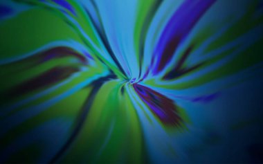 Bükülmüş çizgileri olan koyu mavi vektör düzeni. Bükülmüş çizgileri olan koyu mavi vektör düzeni. Alnında çizgiler olan soyut bir çizim. Cep telefonu ekranları için şablon.