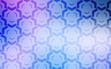 Açık Pembe, eğri çizgileri olan mavi vektör düzeni. Açık Pembe, eğri çizgileri olan mavi vektör düzeni. Renkli çizgileri ve şekilleri olan bir örnek. Tasarımınız için tamamen yeni bir şablon.