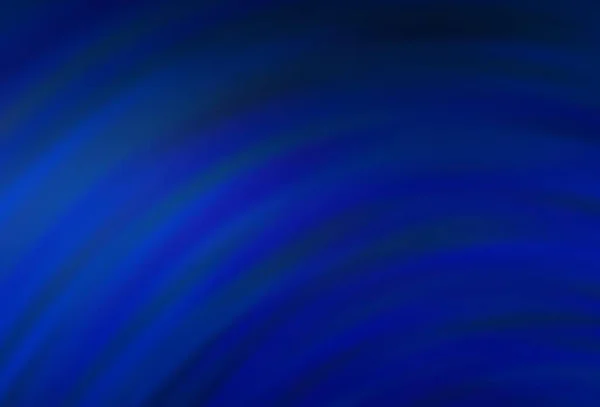 Dark Blue Vector Background Curved Lines Dark Blue Vector Background — Stock Vector