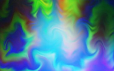 Açık mavi, yeşil vektör bulanık şablon. Açık mavi, yeşil vektör bulanık desen. Görüntü stili ve gradyanı olan yeni renkli çizimler. Bir cep telefonu için arka plan.