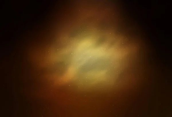 Dunkler Orangefarbener Vektorhintergrund Mit Galaxiensternen Dunkler Orangefarbener Vektorhintergrund Mit Galaxiensternen — Stockvektor