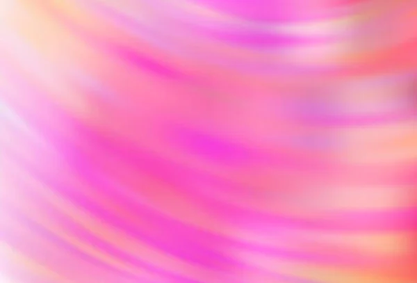 Licht Roze Vector Achtergrond Met Gebogen Lijnen Licht Roze Vector — Stockvector