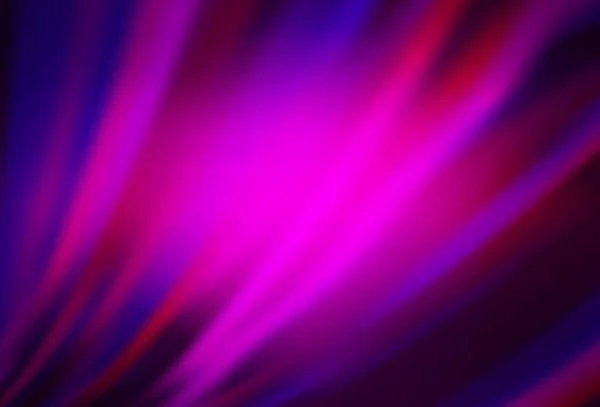 Dark Purple Vektor Verschwommen Glanz Abstrakten Hintergrund Dunkelviolette Vektormuster Verschwimmen — Stockvektor