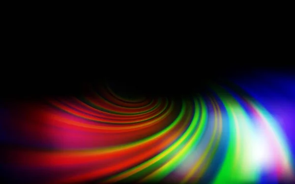 Mise Page Vectorielle Multicolore Sombre Avec Des Lignes Douces Mise — Image vectorielle