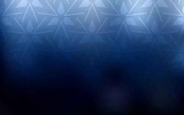 Agencement Vectoriel Bleu Foncé Avec Lignes Triangles Agencement Vectoriel Bleu — Image vectorielle