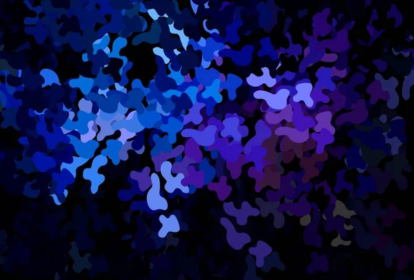 ダークピンク ランダムな形のブルーベクトルパターン 抽象的なグラデーションのシンプルなカラフルなイラスト 壁紙のためのエレガントなデザイン — ストックベクタ