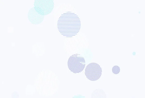 Lichtroze Blauwe Vectorachtergrond Met Vlekken Wazig Bellen Abstracte Achtergrond Met — Stockvector