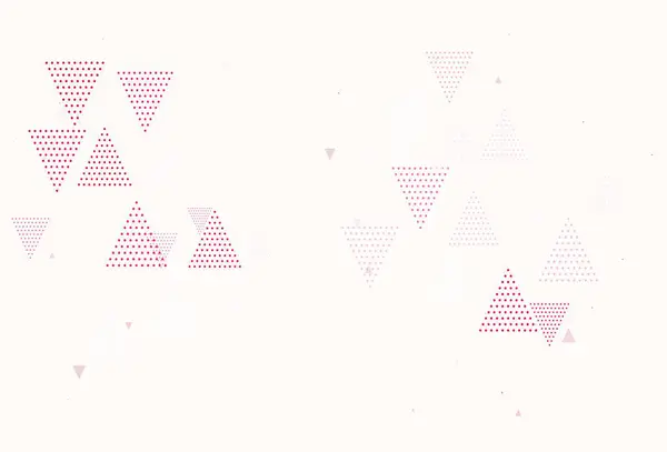 Modèle Vectoriel Violet Clair Avec Style Polygonal Avec Des Cercles — Image vectorielle