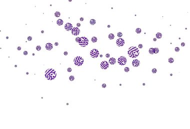 Açık Mor, rastgele şekilli pembe vektör deseni. Soyut tarzda rengarenk gradyan şekilleri olan bir resim. Duvar kağıtları için zarif tasarım.
