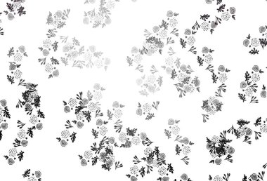 Memphis şekilli Light Gray vektör arkaplanı. Renkli rastgele şekillerle modern soyut illüstrasyon. Bir cep telefonu için arka plan.