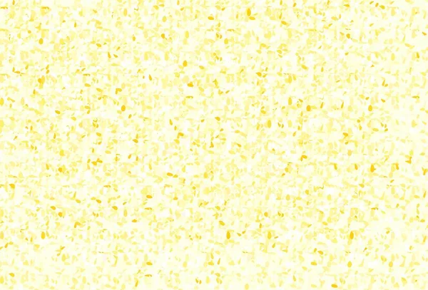 泡のある明るい黄色のベクトル背景 カラフルな水滴と現代抽象的なイラスト チラシのパターン — ストックベクタ