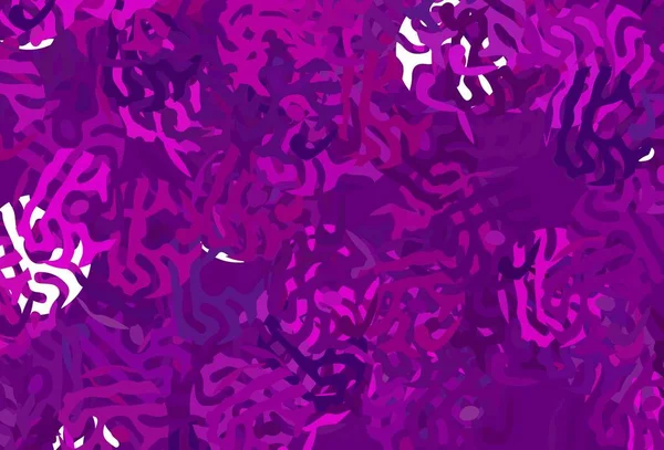 Темно Фиолетовый Векторный Узор Случайных Форм Декоративный Дизайн Абстрактном Стиле — стоковый вектор