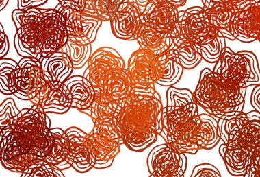 Eğimli çizgileri olan açık kırmızı vektör şablonu. Soyut ve gradyan renkte renkli çizimler. Marka kitabı için şık bir desen.