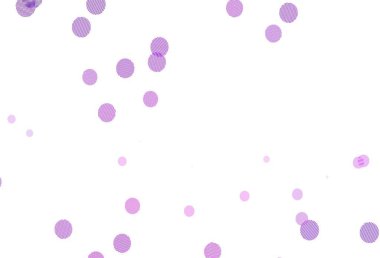 Açık Mor, daire şekilli pembe vektör düzeni. Parlak renkli soyut çemberlerin olduğu bir resim. Marka kitabınız için yeni şablon.