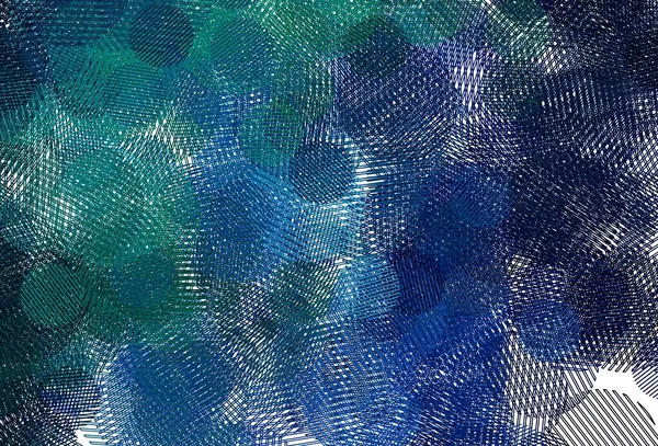 Светло Голубой Зеленый Векторный Фон Пузырями Блестящие Абстрактные Иллюстрации Размытыми — стоковый вектор