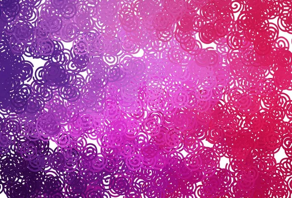 Luz Púrpura Rosa Vector Telón Fondo Con Líneas Iris Ilustración — Vector de stock