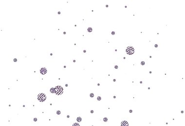 Rastgele şekilli açık pembe vektör deseni. Rastgele şekillerle soyut tarzda dekoratif tasarım. Kartvizitiniz için modern tasarım.