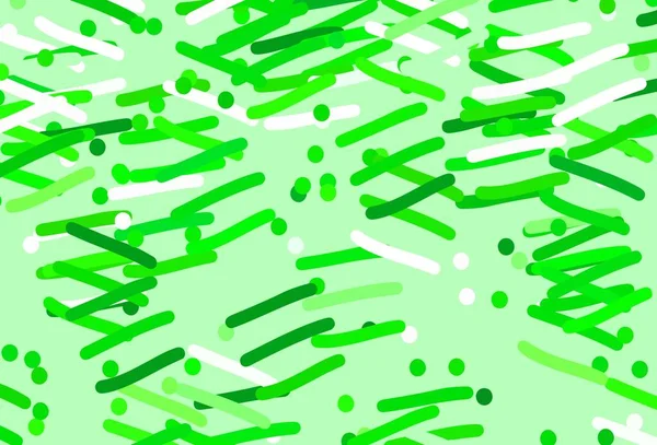 Layout Vetorial Verde Claro Com Linhas Planas Ilustração Abstrata Geométrica — Vetor de Stock