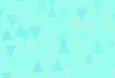 Üçgenli açık yeşil vektör arkaplanı. Doğa tarzında üçgenleri olan güzel bir çizim. Reklamlarınız için akıllı tasarım.