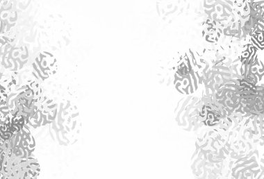 Soyut şekilli Light Gray vektör arkaplanı. Renkli rastgele şekillerle modern soyut illüstrasyon. Duvar kağıtları için zarif tasarım.