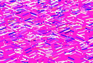 Düz çizgileri olan çok renkli ışık vektör düzeni. Çizgilerle modern geometrik soyut çizim. Güzel geçmişiniz için şablon.