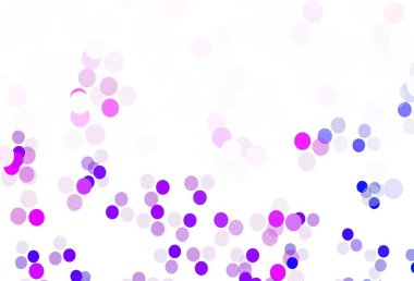 Açık mavi, noktalı kırmızı vektör arkaplanı. Renkli su damlaları olan modern soyut çizimler. Poster ve web siteleri için tasarım.