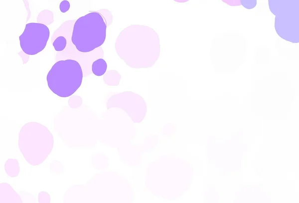Светло Фиолетовая Розовая Векторная Текстура Дисками Красивая Цветная Иллюстрация Размытыми — стоковый вектор