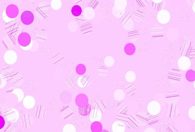 Çember şekilli açık mor vektör düzeni. Doğa tarzında bulanık halkaları olan güzel renkli çizimler. İş ilanınız için tasarım.