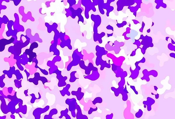 Light Purple Vector Backdrop Memphis Shapes Εικονογράφηση Πολύχρωμα Σχήματα Κλίση — Διανυσματικό Αρχείο